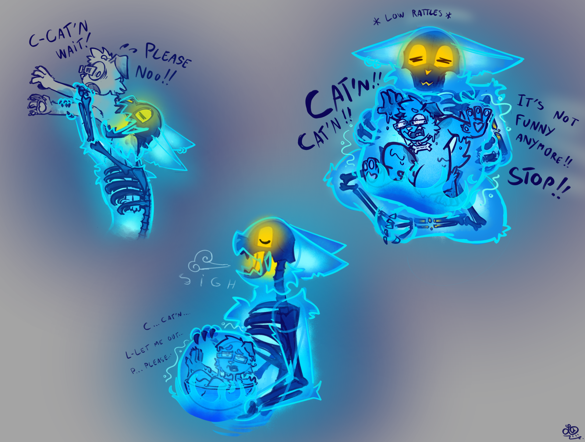 Image post titled: "Cat'n ghostly revenge [3/4]"