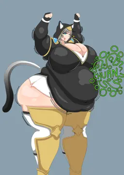 Image post titled "Fatass Cat(2/2)"