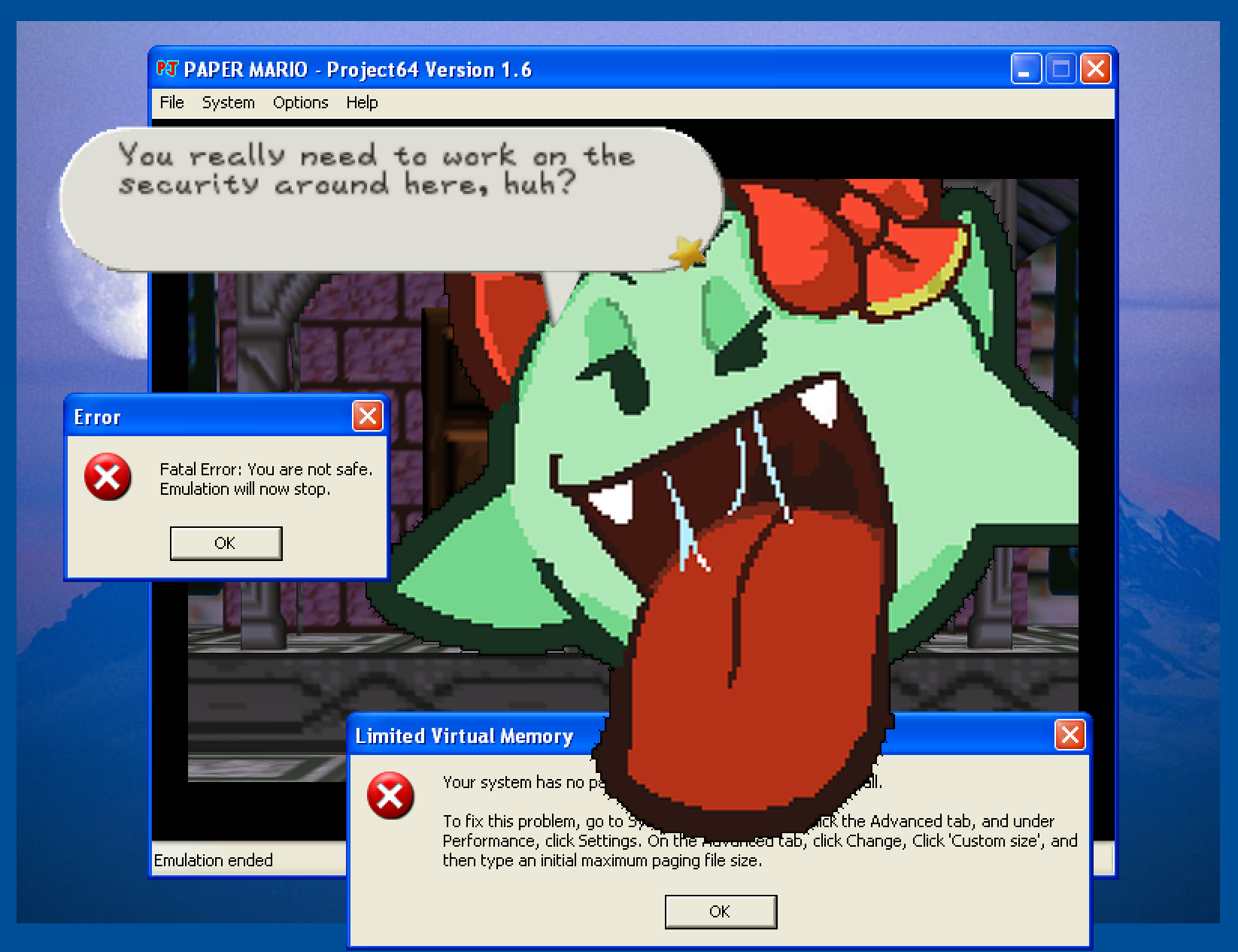 Image post titled: "be wary of security vulnerabilities [1/2]"