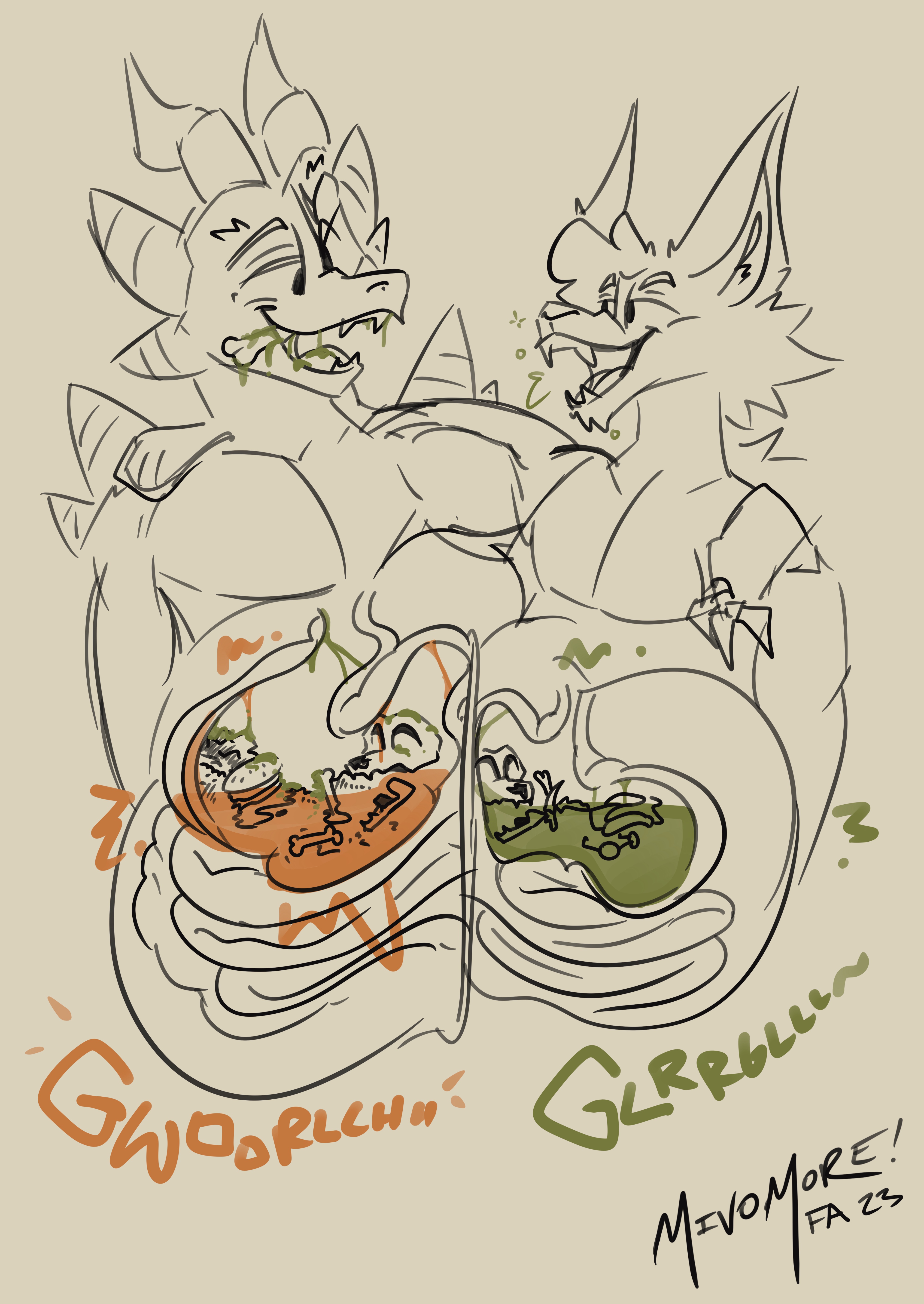 Image post titled: "After the feast"