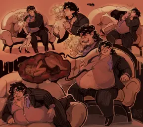 Image post titled "[Comm] Deep kiss"