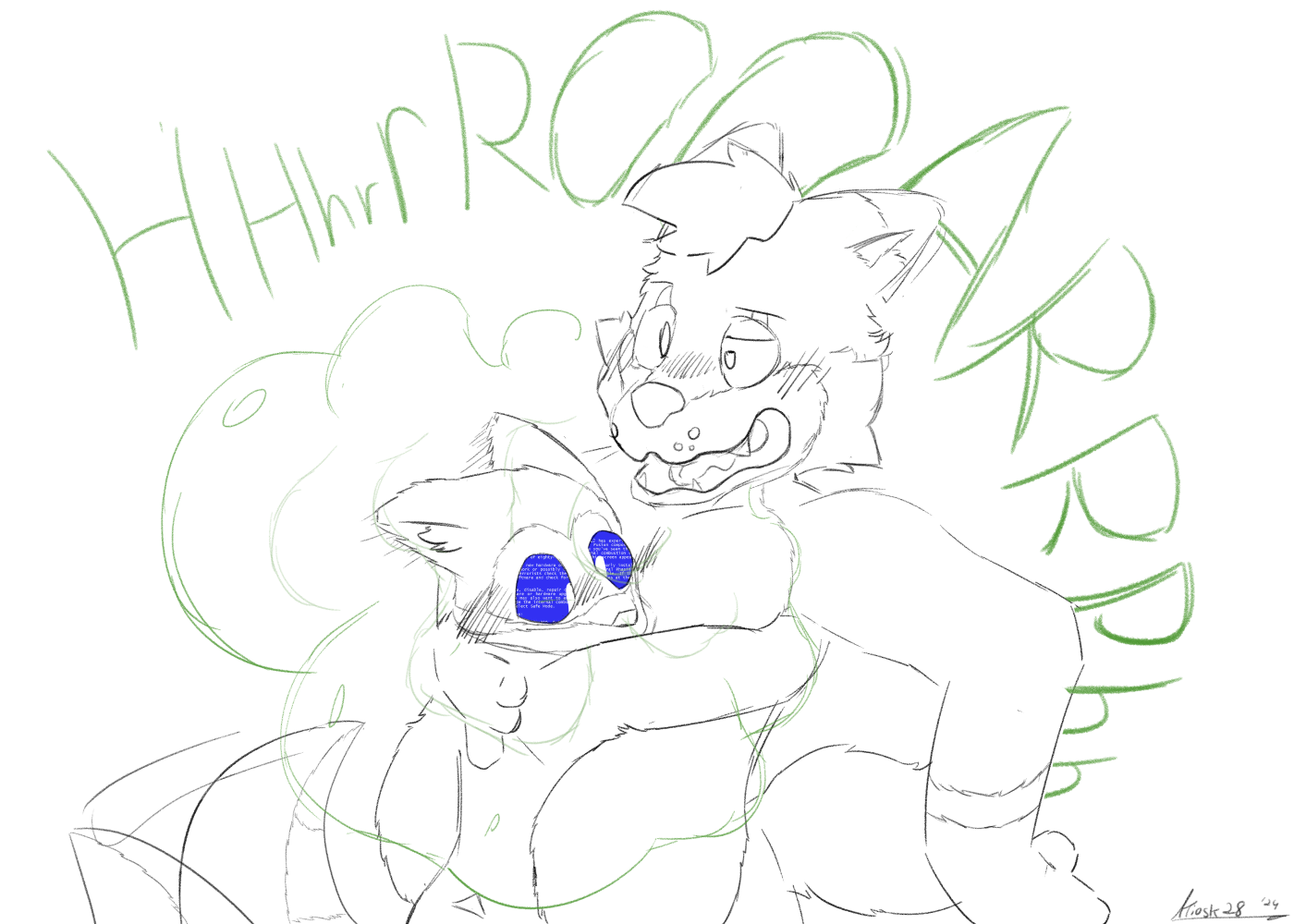 Image post titled: "squeezed out the leftovers~"