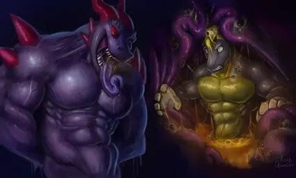 Image post titled "The secret to muscles"