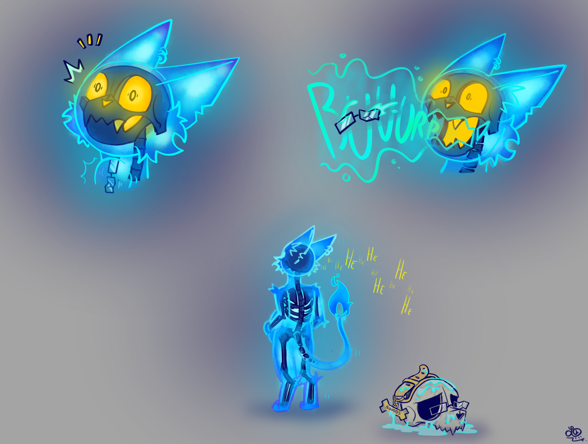 Image post titled: "Cat'n ghostly revenge [4/4]"
