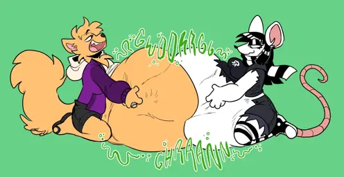 Image post titled "Besties Bein Fat,,,"